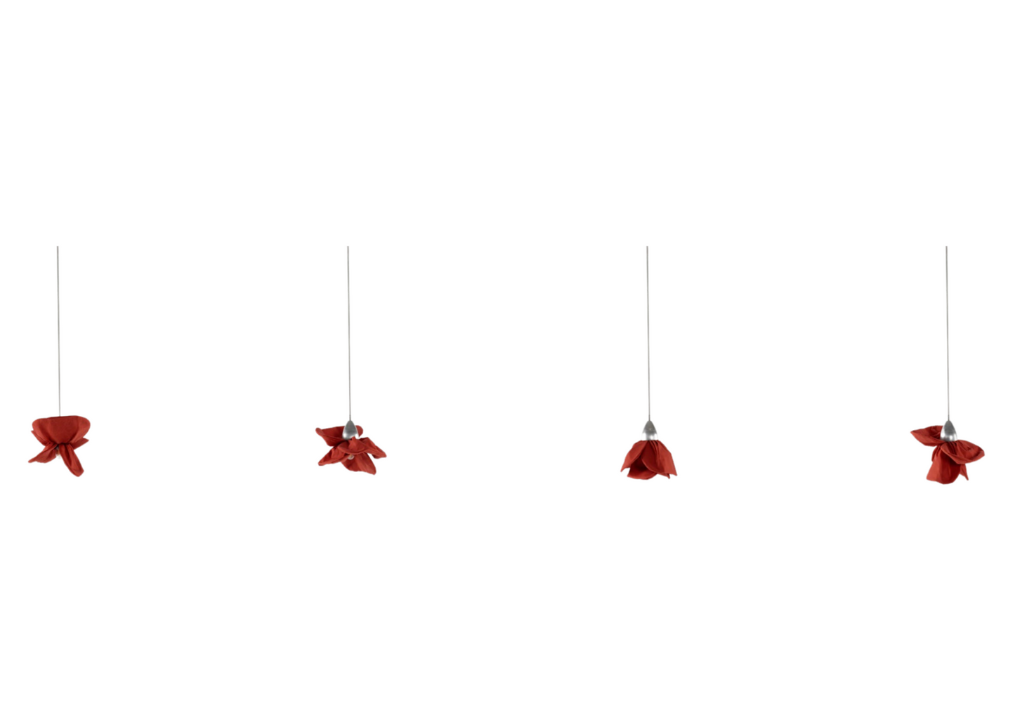 Losse hanglamp Poppy Red