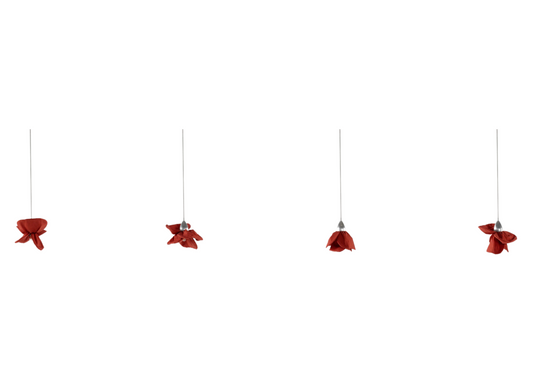 Losse hanglamp Poppy Red