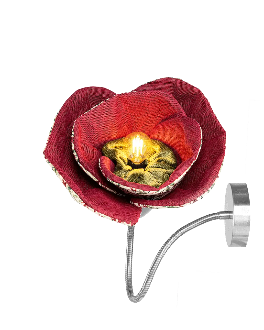 Mistletoe Poppy | Luminous Botanica pentant