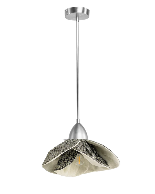 Round and Square Poppy | Luminous Botanica pentant